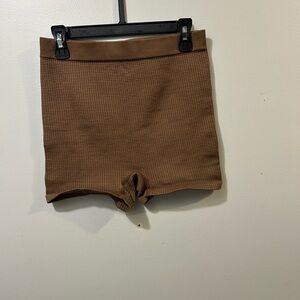 Colsie Women's waffle biker Shorts